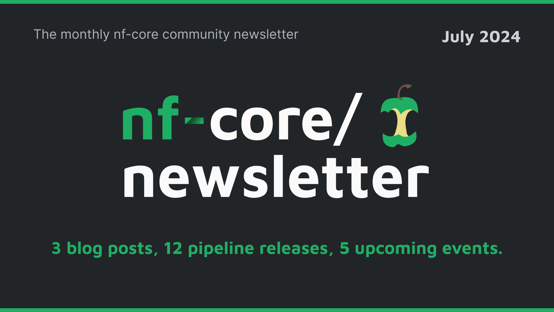nf-core newsletter — July 2024