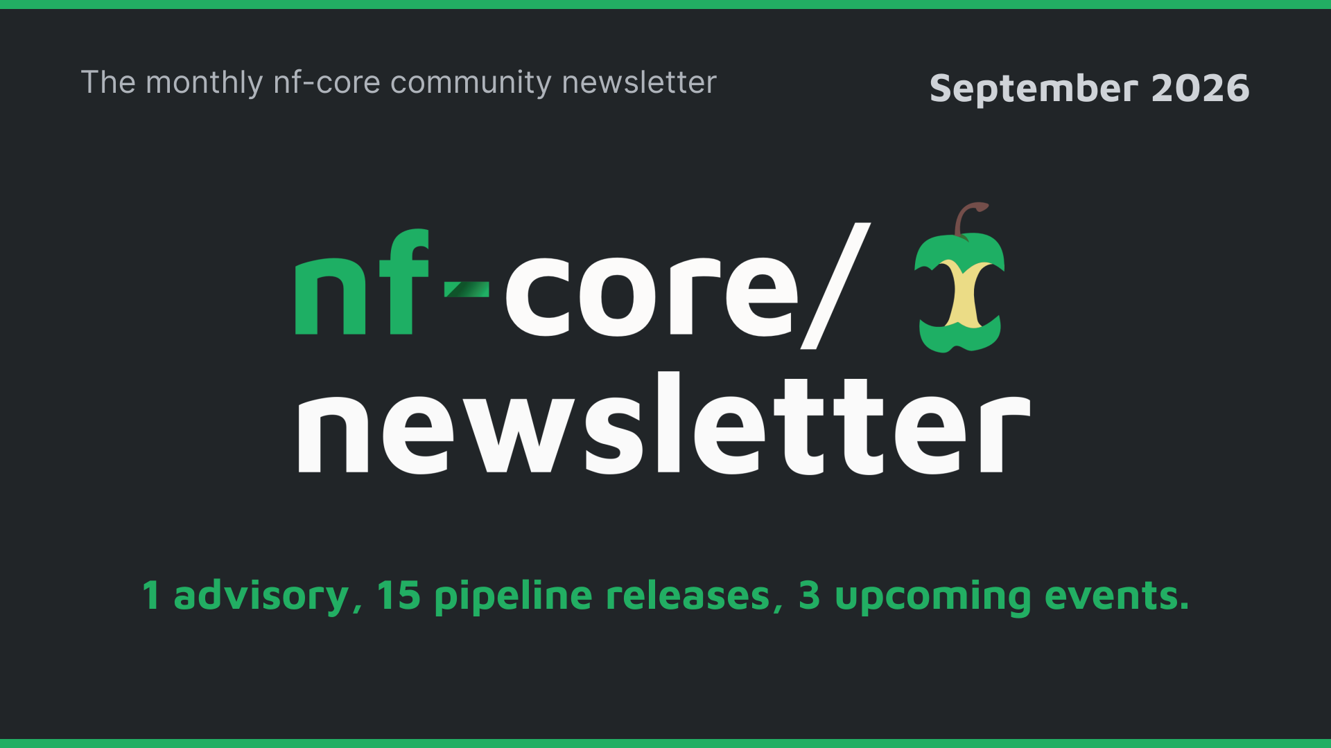 nf-core newsletter — September 2026
